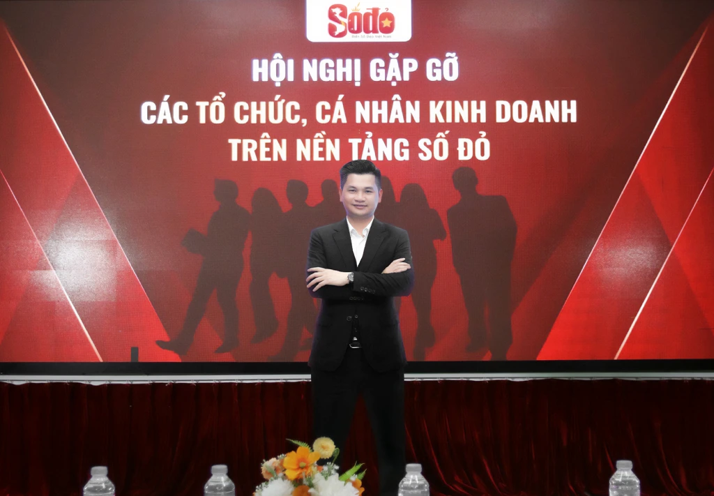Ông Dũng Nguyễn tại hội nghị Số Đỏ x Các cá nhân, tổ chức đối tác
