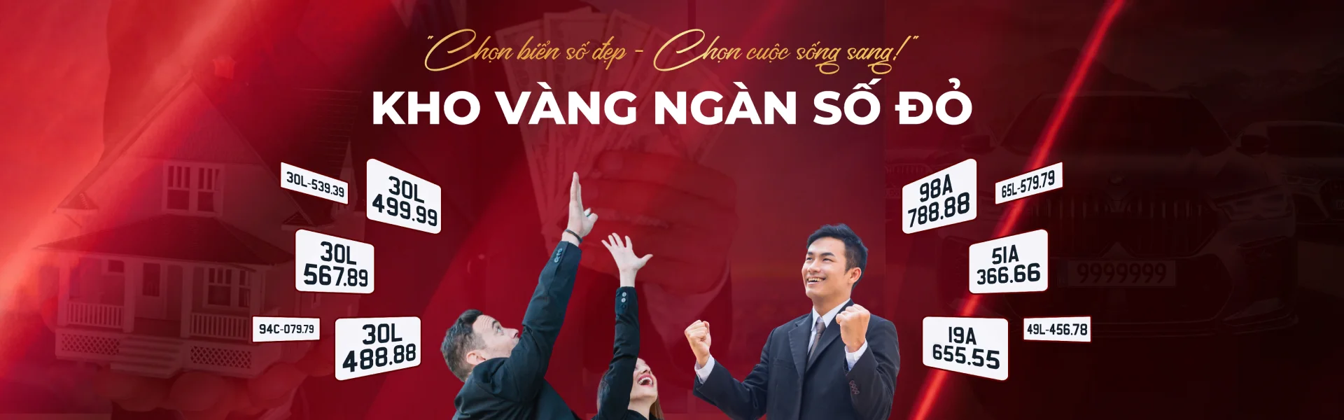 Banner biển số đẹp Sàn Số Đỏ