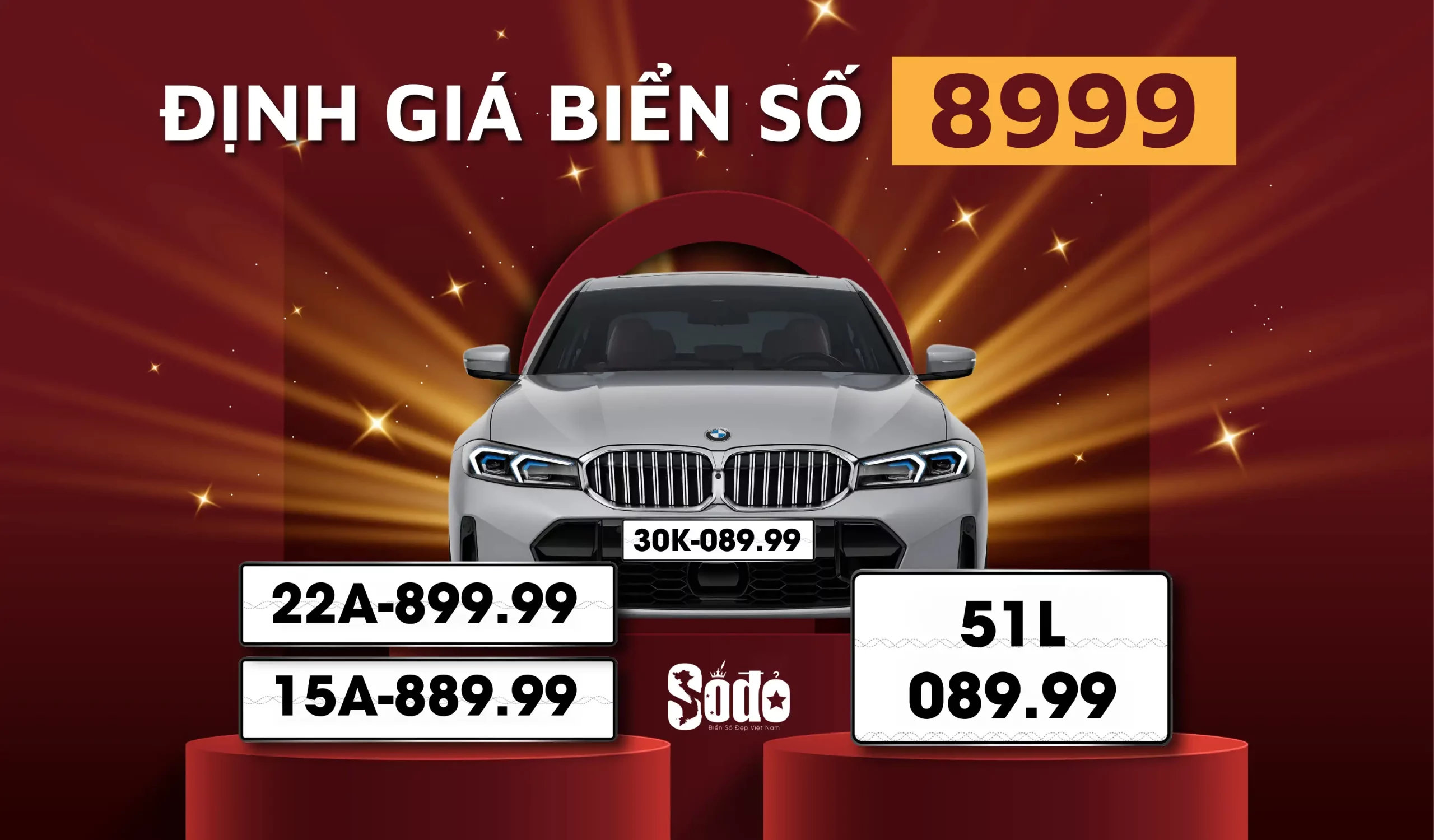 Biển số 8999 giá bao nhiêu?