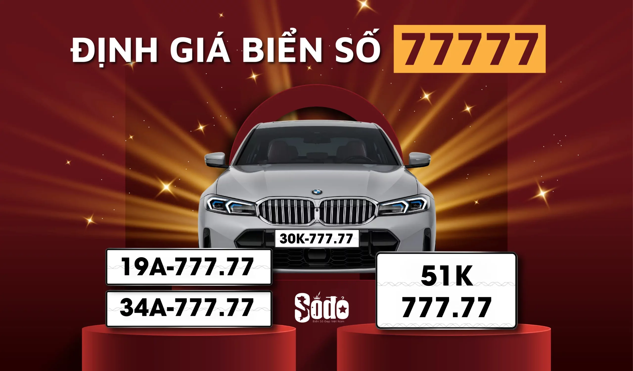 Biển số xe ngũ quý 7 giá bao nhiêu?