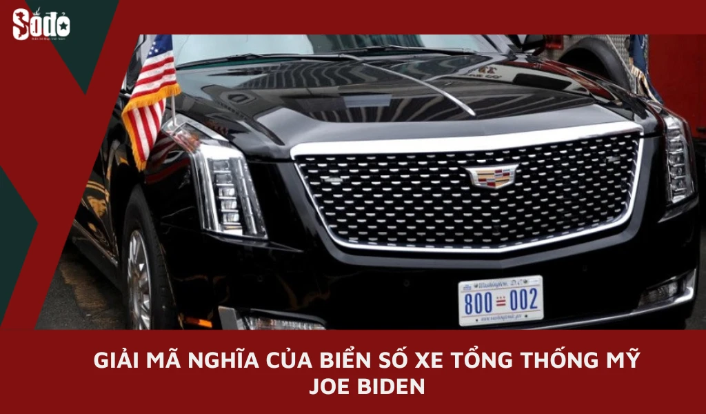 Biển số xe cựu tổng thống Mỹ Joe Biden