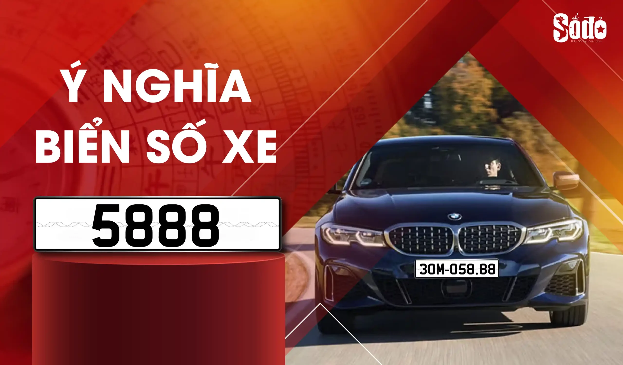 Biển số 5888 nghĩa là gì?
