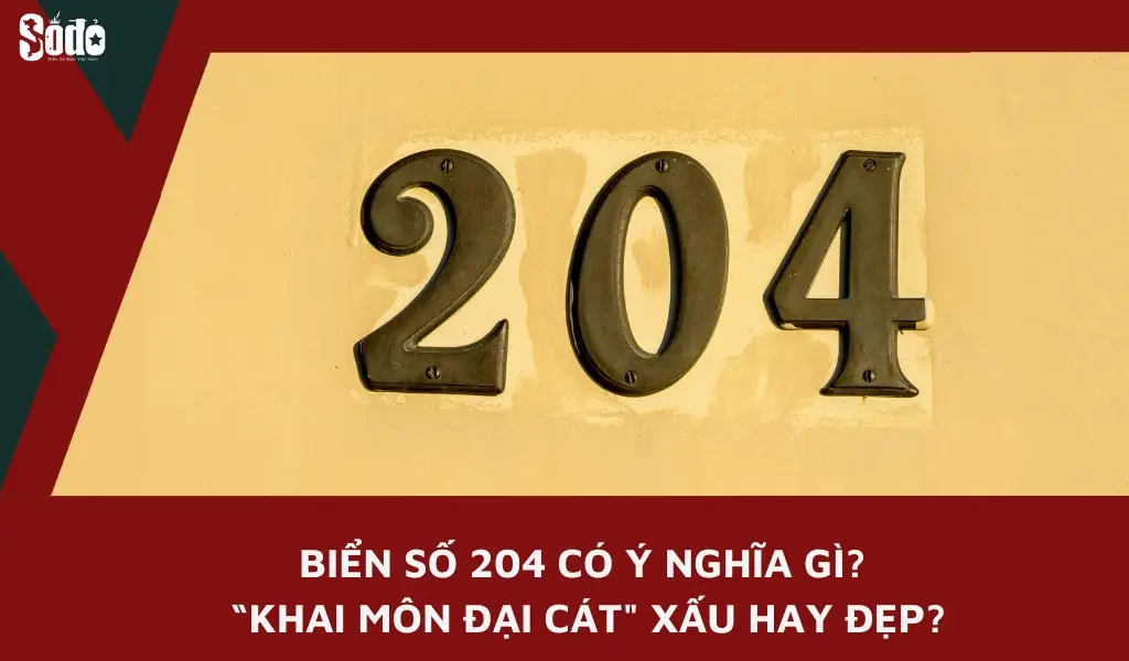 Biển số 204 có ý nghĩa gì - “Khai môn đại cát" theo phong thuỷ